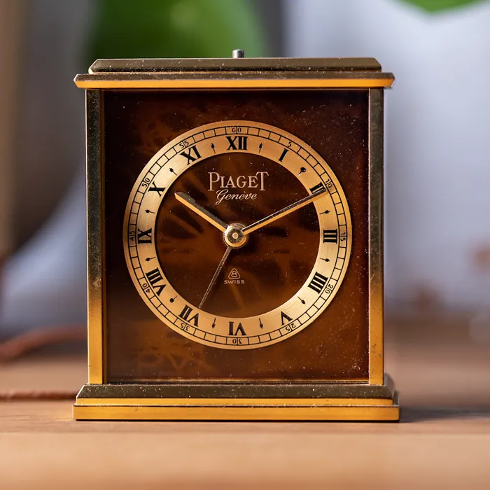 Piaget Piaget 8 Days Desk Clock details Dutch Dials Vintage